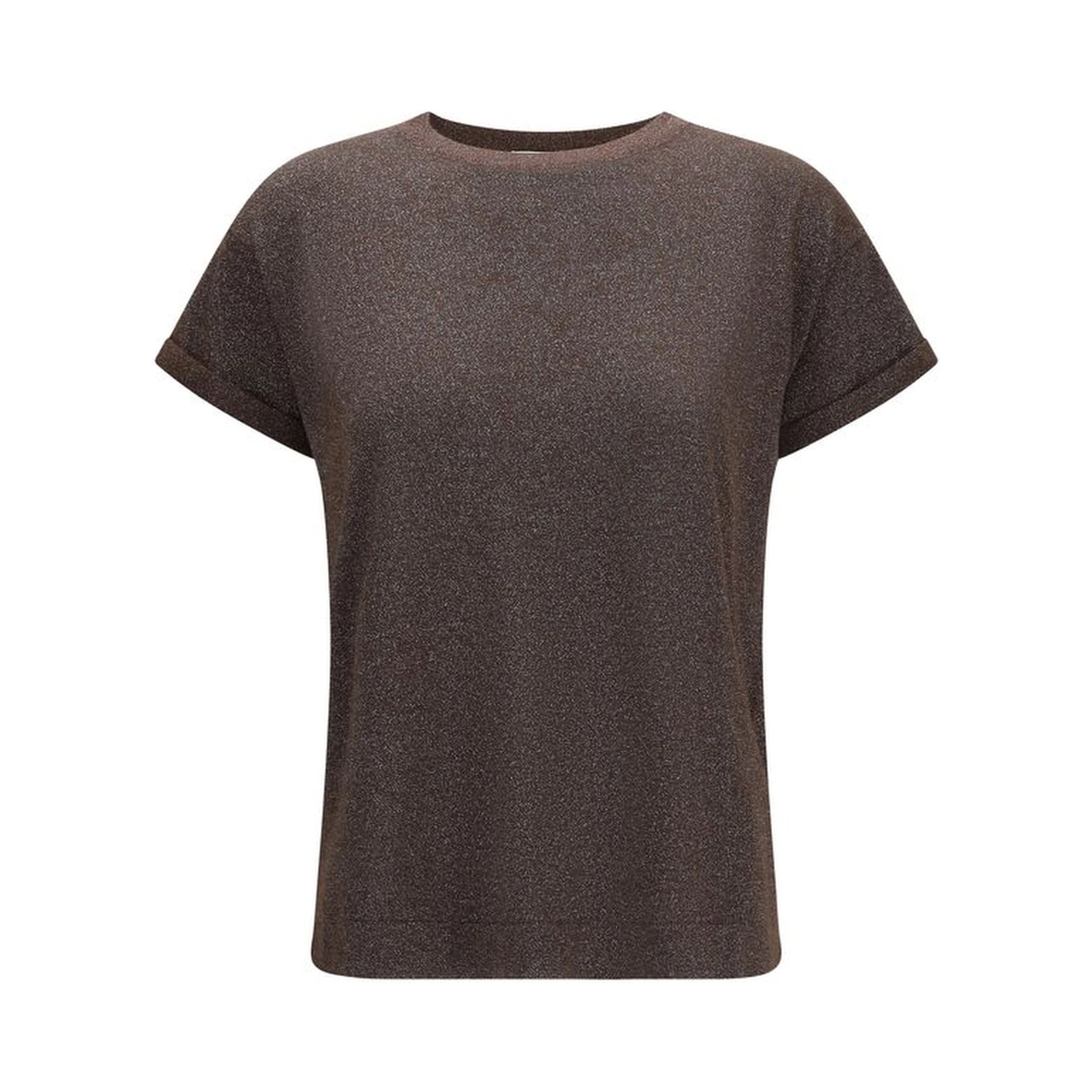 Brown Nylon T-Shirt