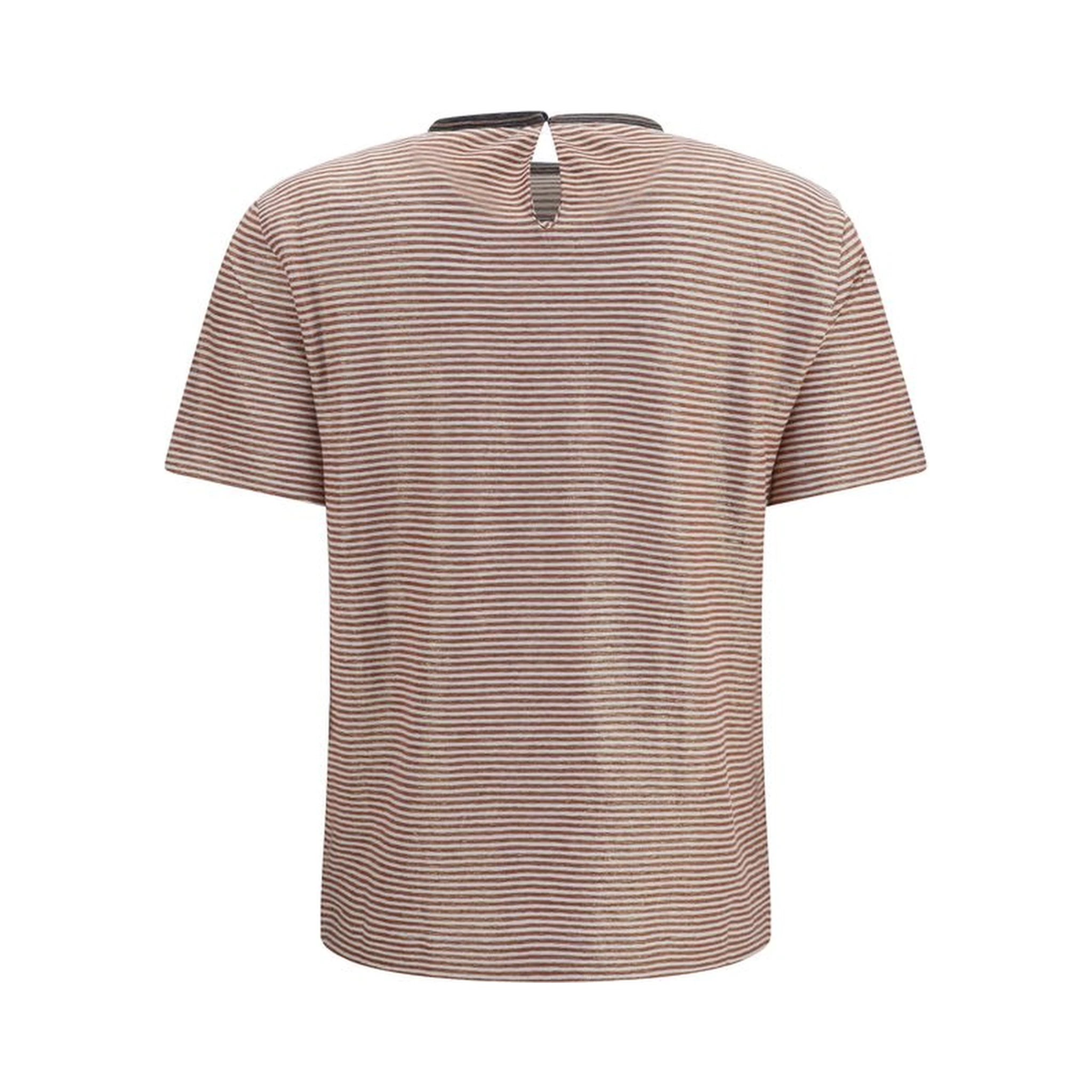 Orange Linen T-Shirt