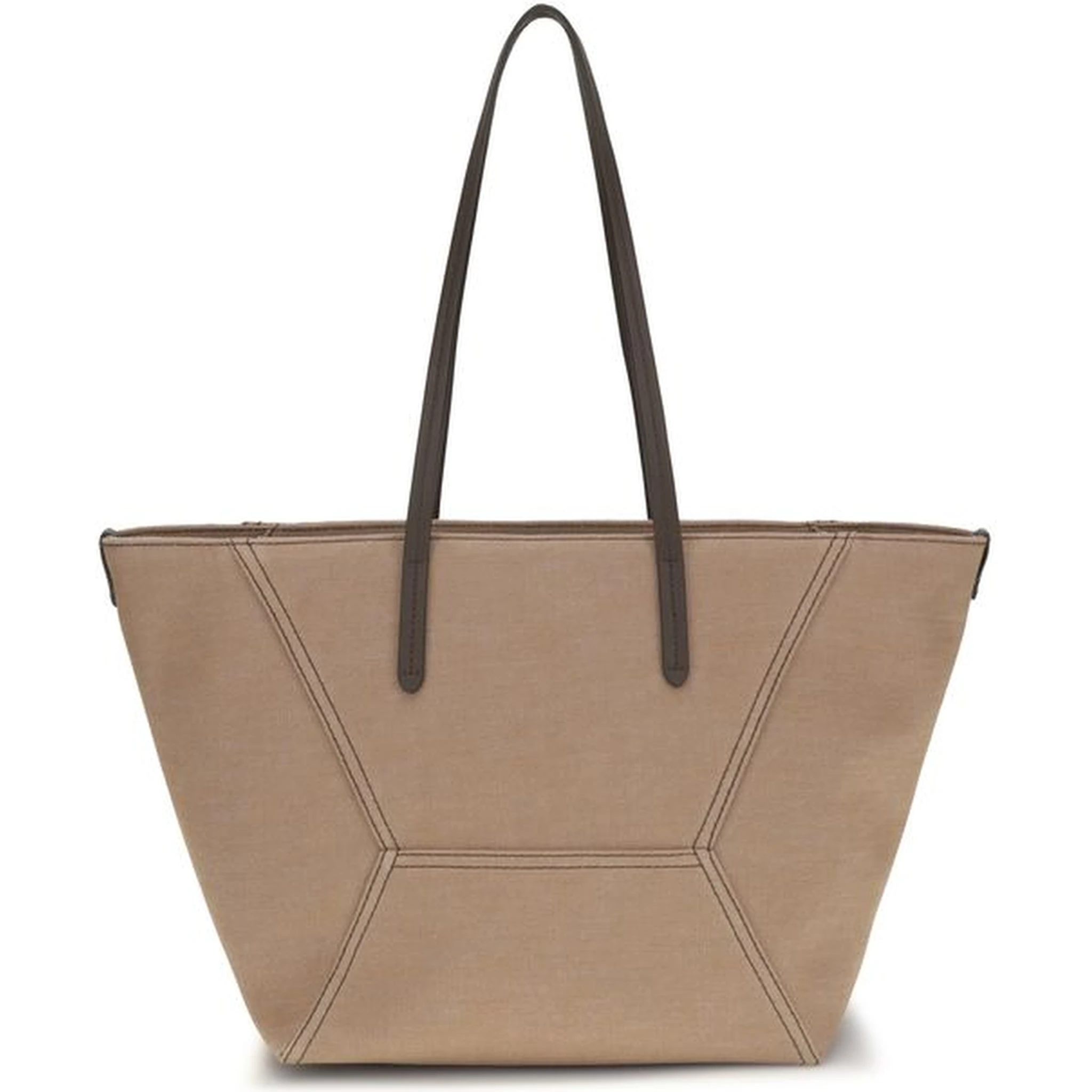 Beige Cotton Handbag