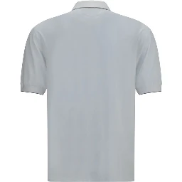 White Polyamide Polo Shirt