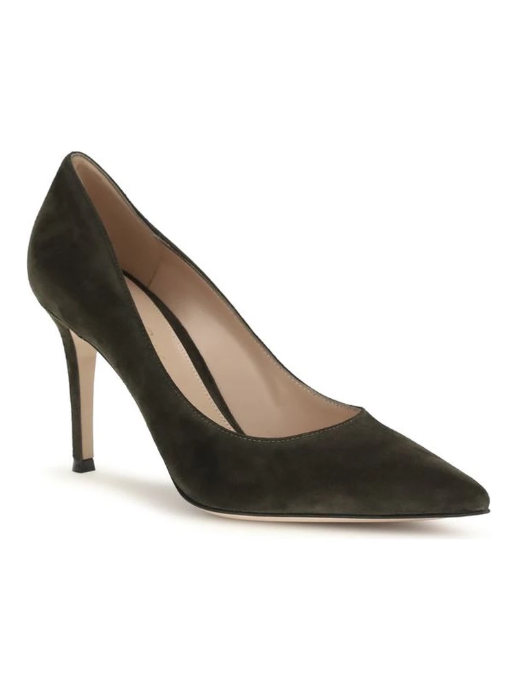Bicolor Calf Leather Bos Taurus High Heel Pumps alternative