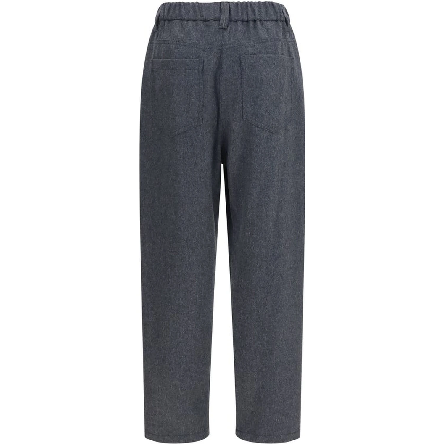 Gray Wool Oves Aries Casual Pants