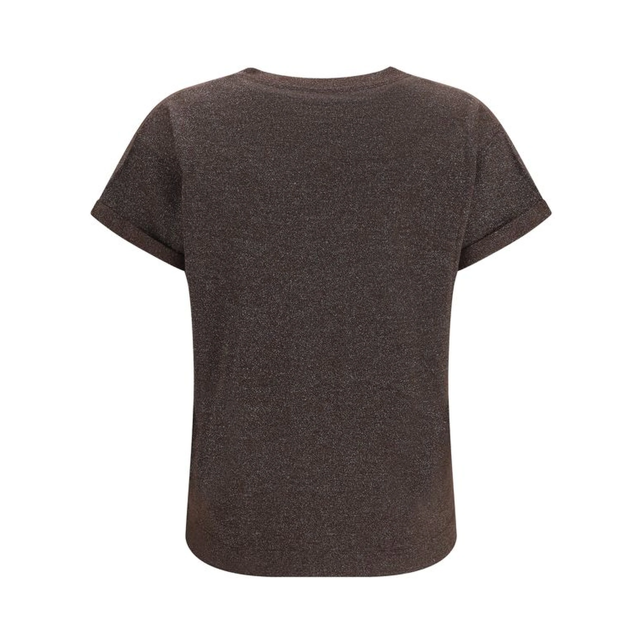 Brown Nylon T-Shirt