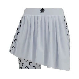 White Polyamide Short And Mini Shorts