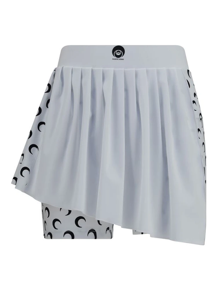 White Polyamide Short And Mini Shorts
