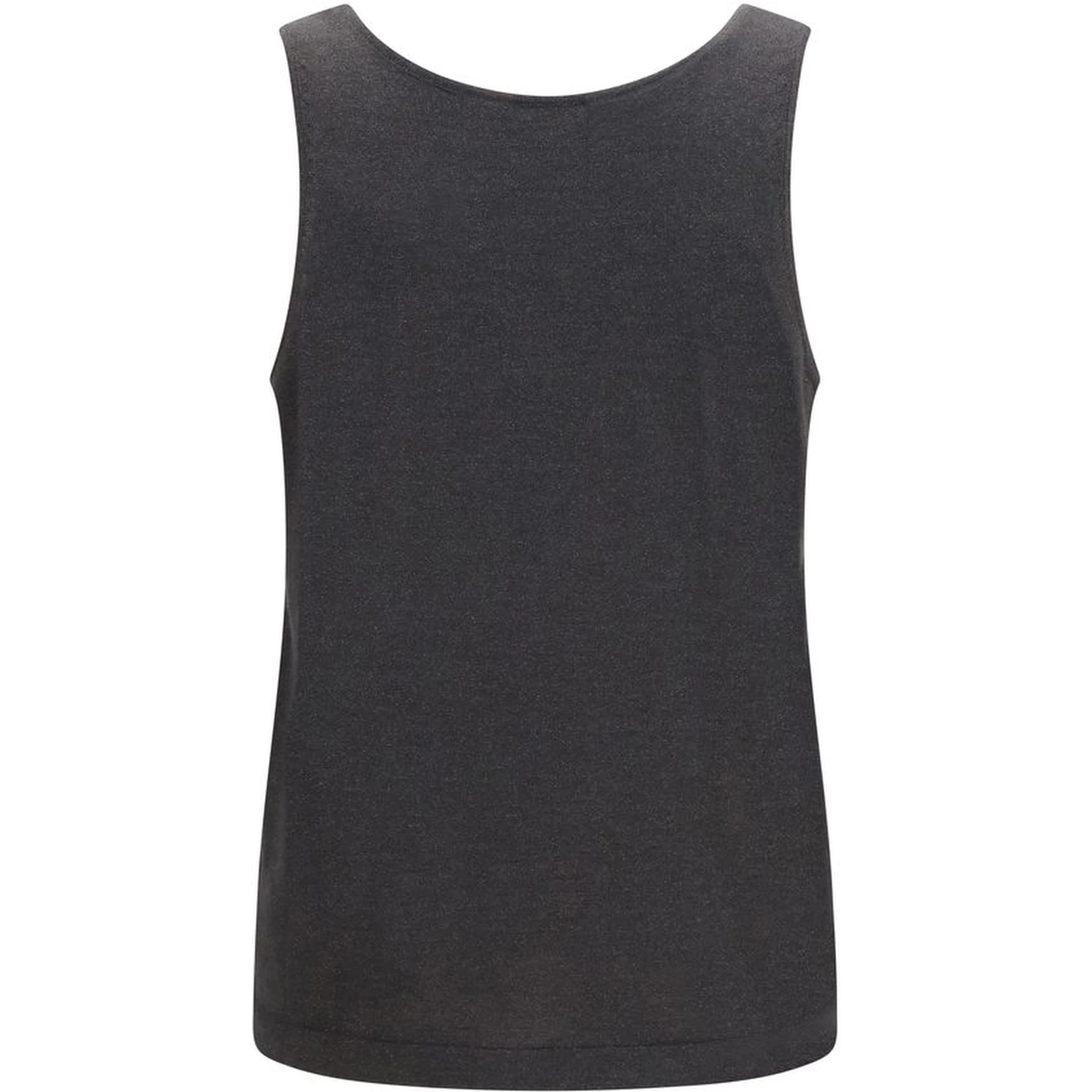 Gray Cashmere Sleeveles T-Shirt