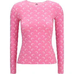Multicolor Polyamide Long Sleeve T-Shirt