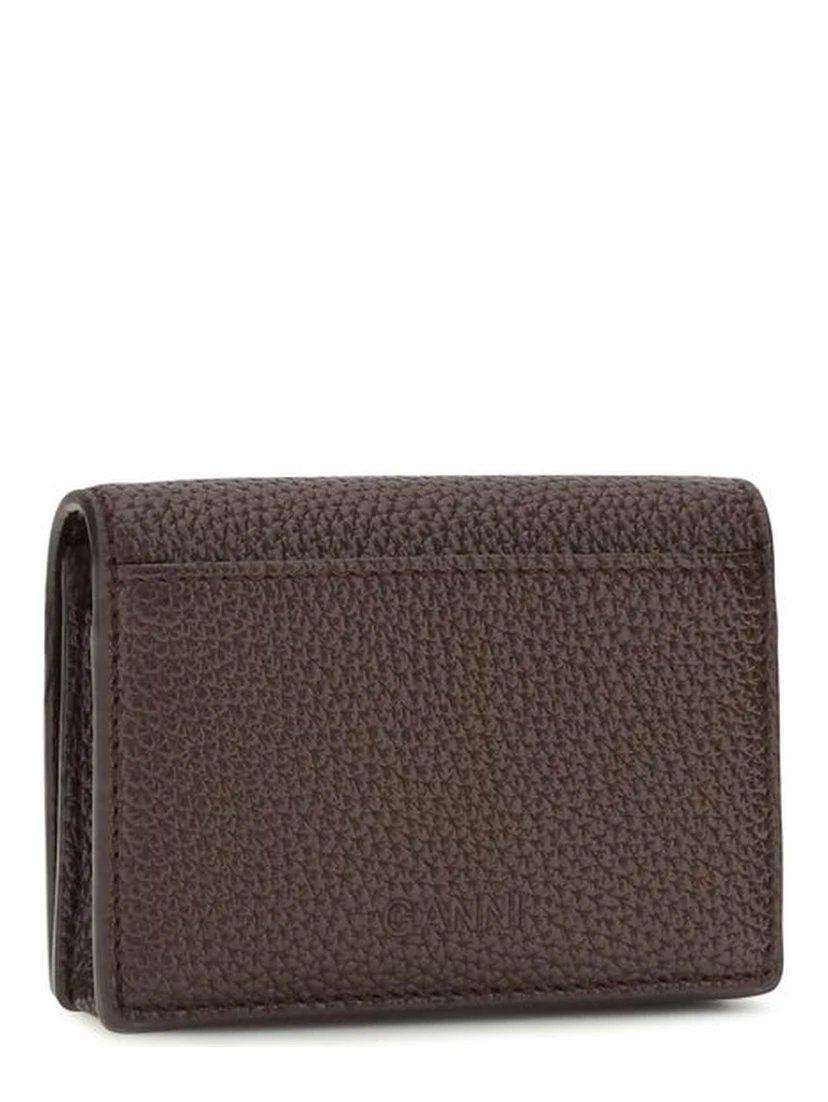 Brown Recycled Polyester Wallet