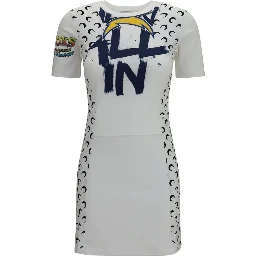 White Cotton Casual Dress