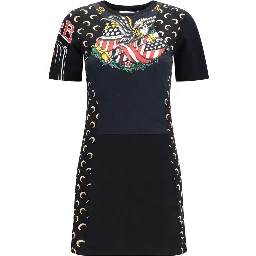 Black Cotton Casual Dress