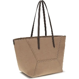 Beige Cotton Handbag