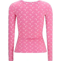 Multicolor Polyamide Long Sleeve T-Shirt