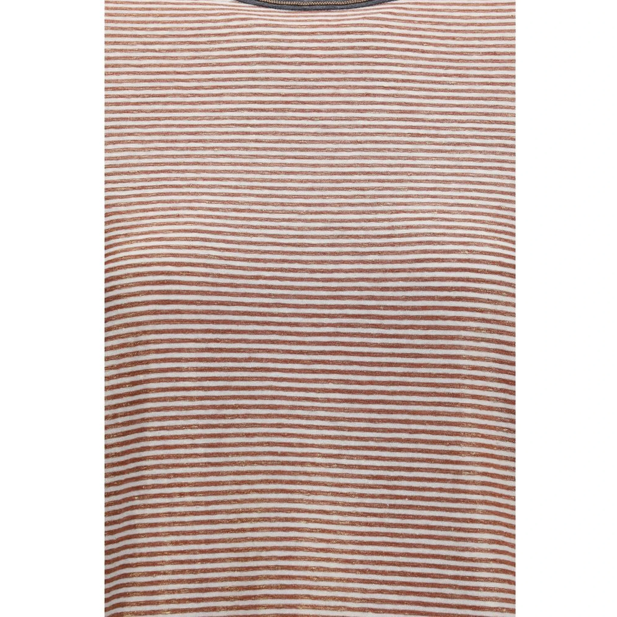 Orange Linen T-Shirt