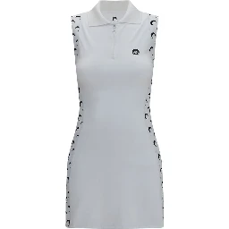 White Polyamide Casual Dress