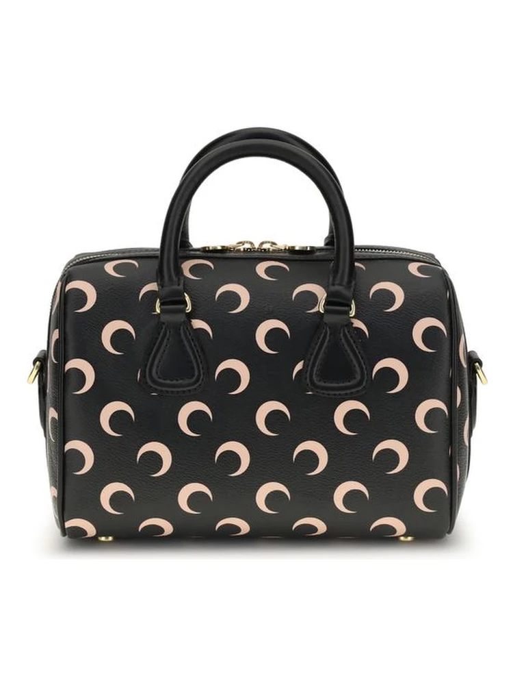 Black Polyethylene Shoulder Bag