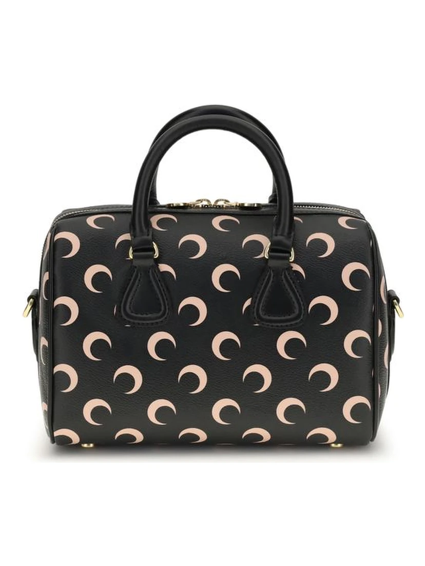 Black Polyethylene Shoulder Bag