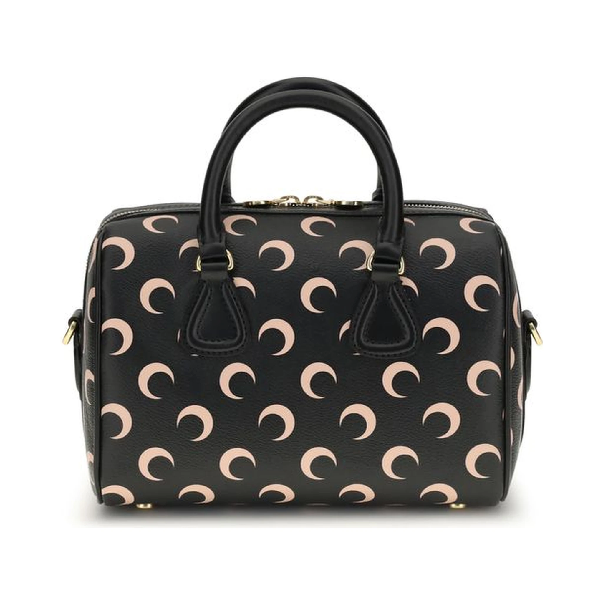 Black Polyethylene Shoulder Bag