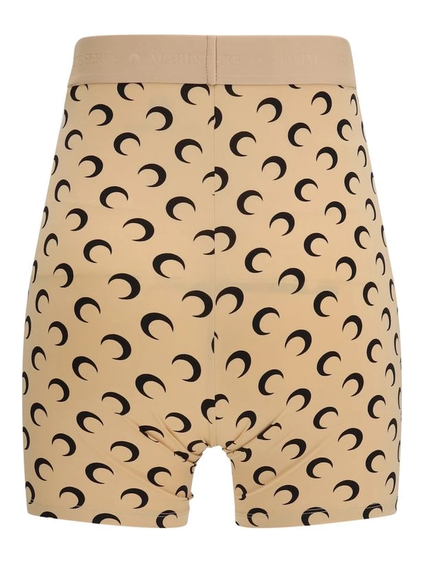 Beige Polyamide Bermuda Shorts