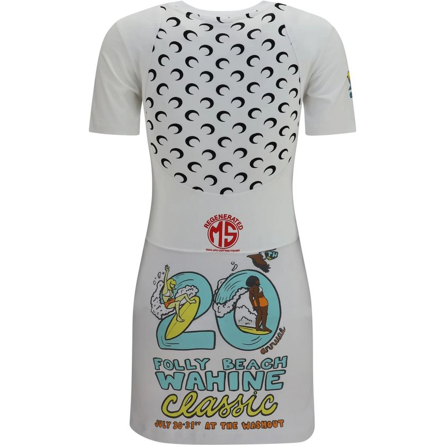 White Cotton Casual Dress