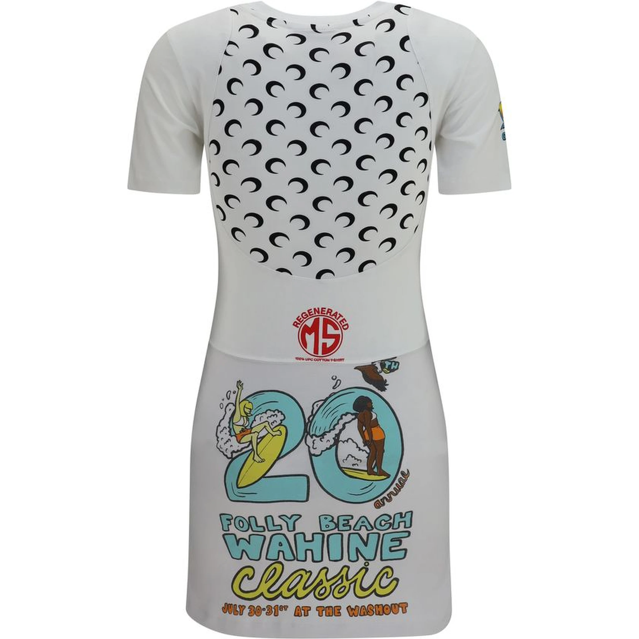 White Cotton Casual Dress