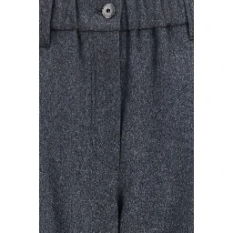 Gray Wool Oves Aries Casual Pants