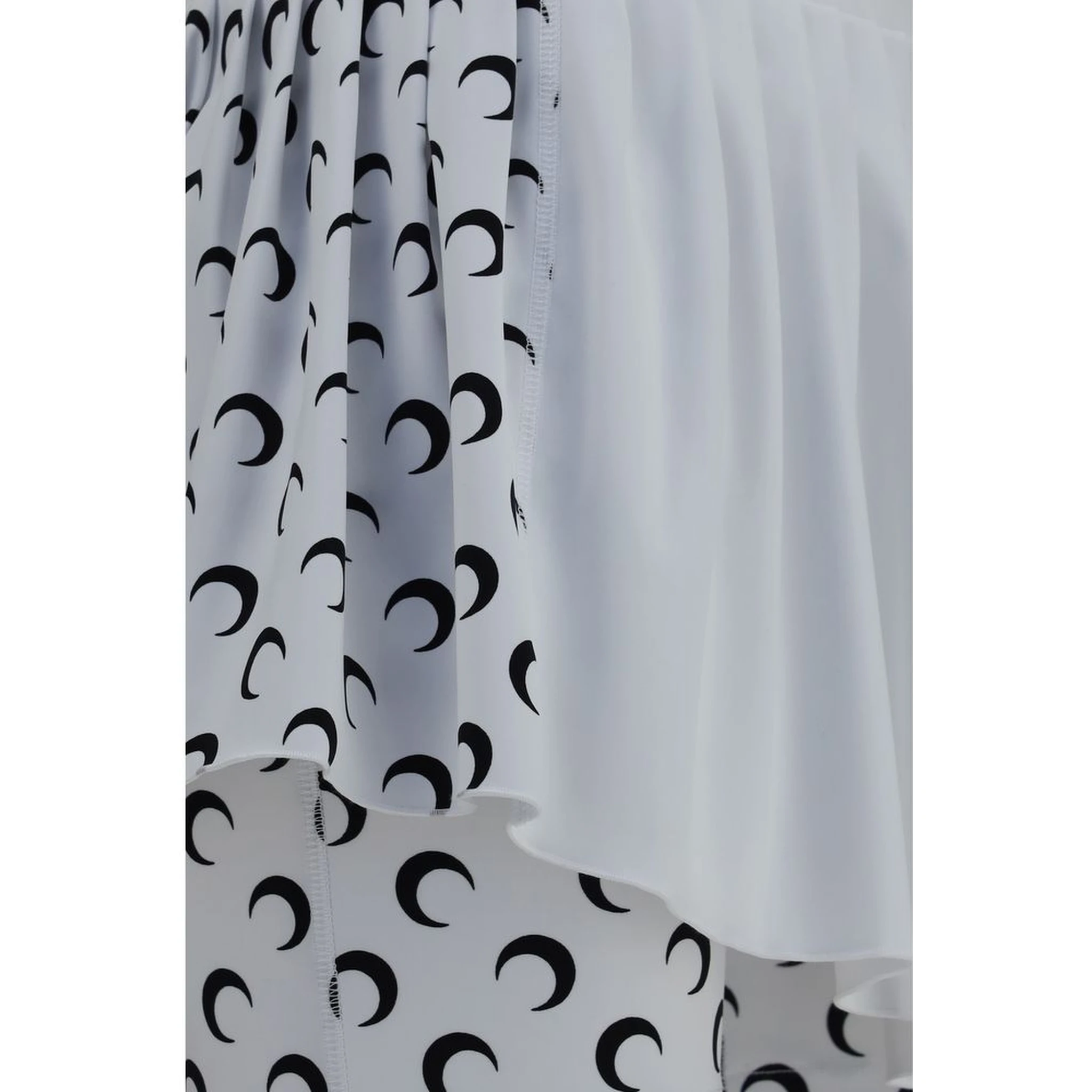 White Polyamide Short And Mini Shorts