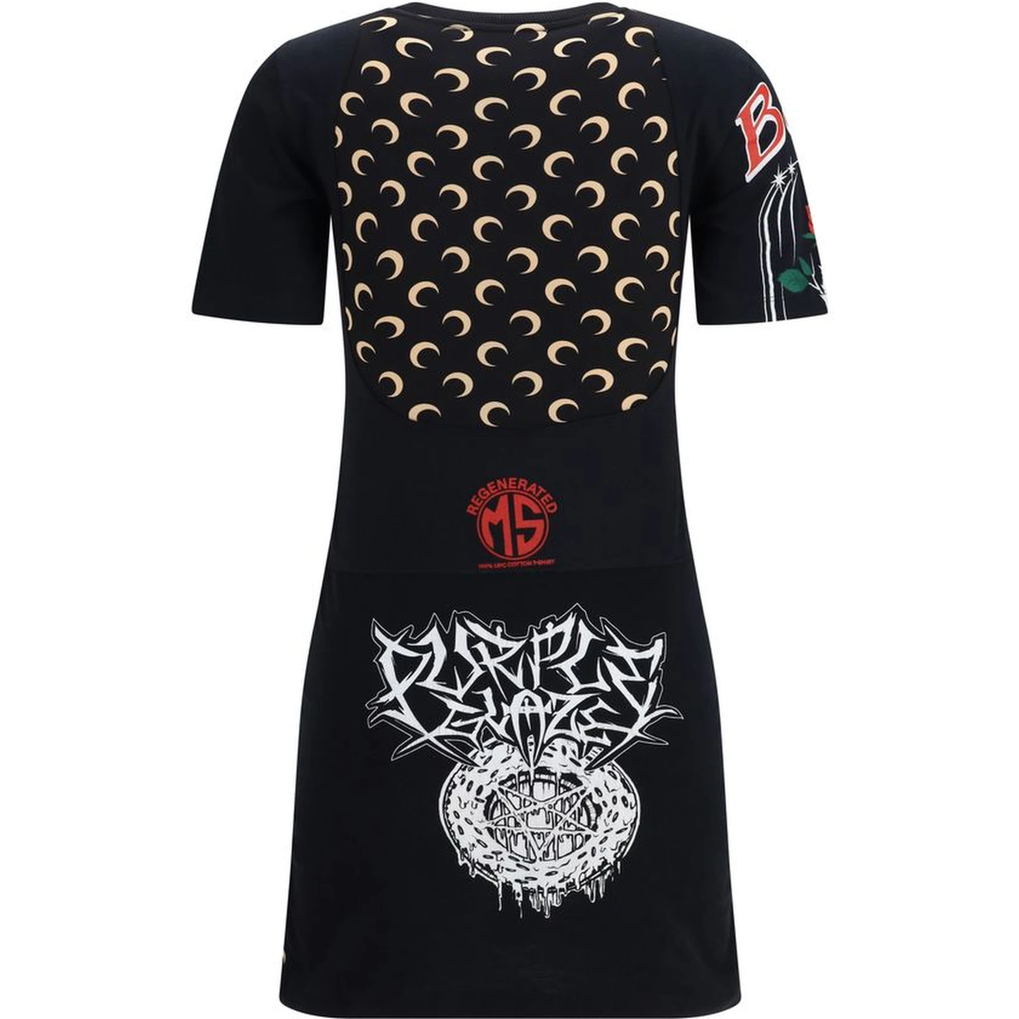 Black Cotton Casual Dress