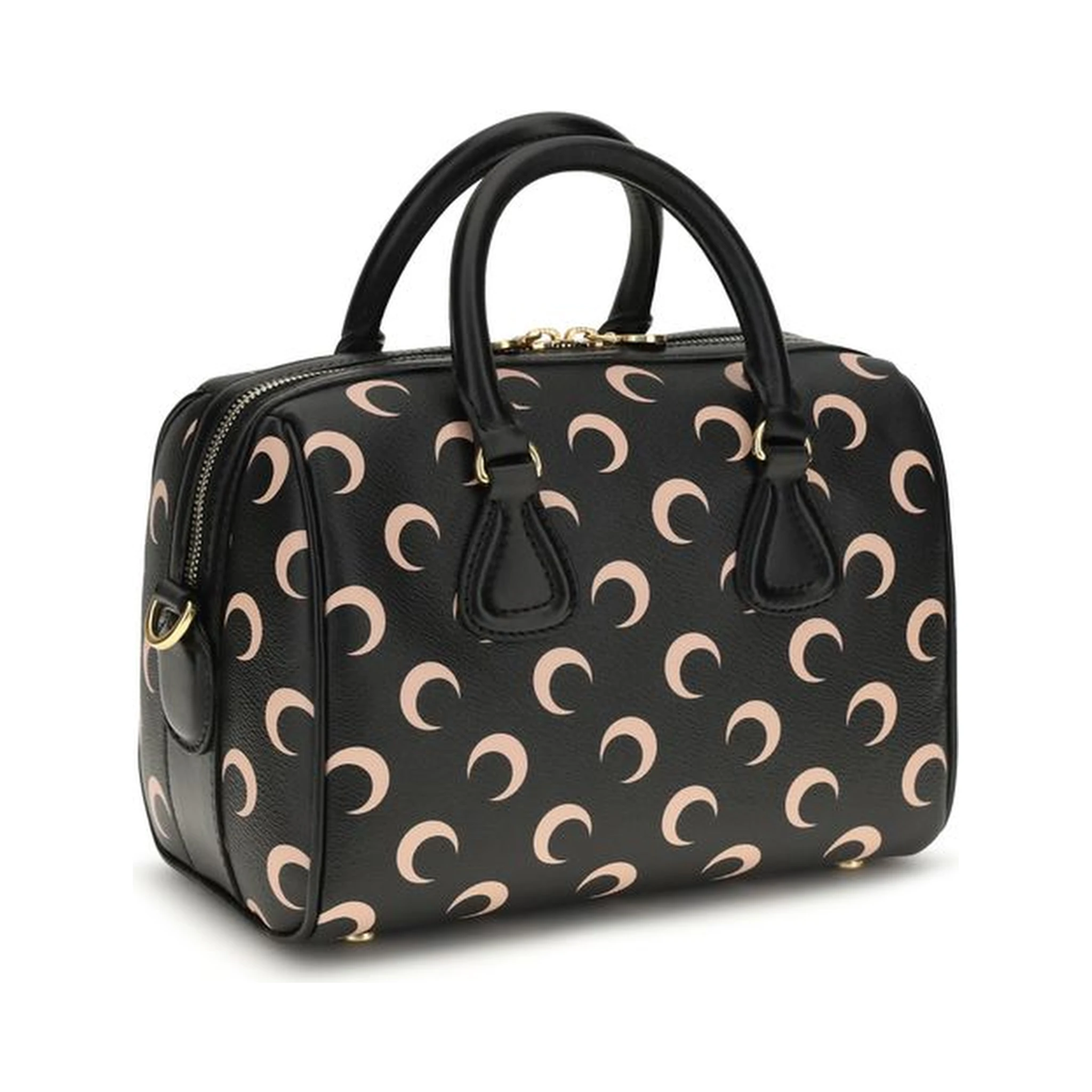 Black Polyethylene Shoulder Bag