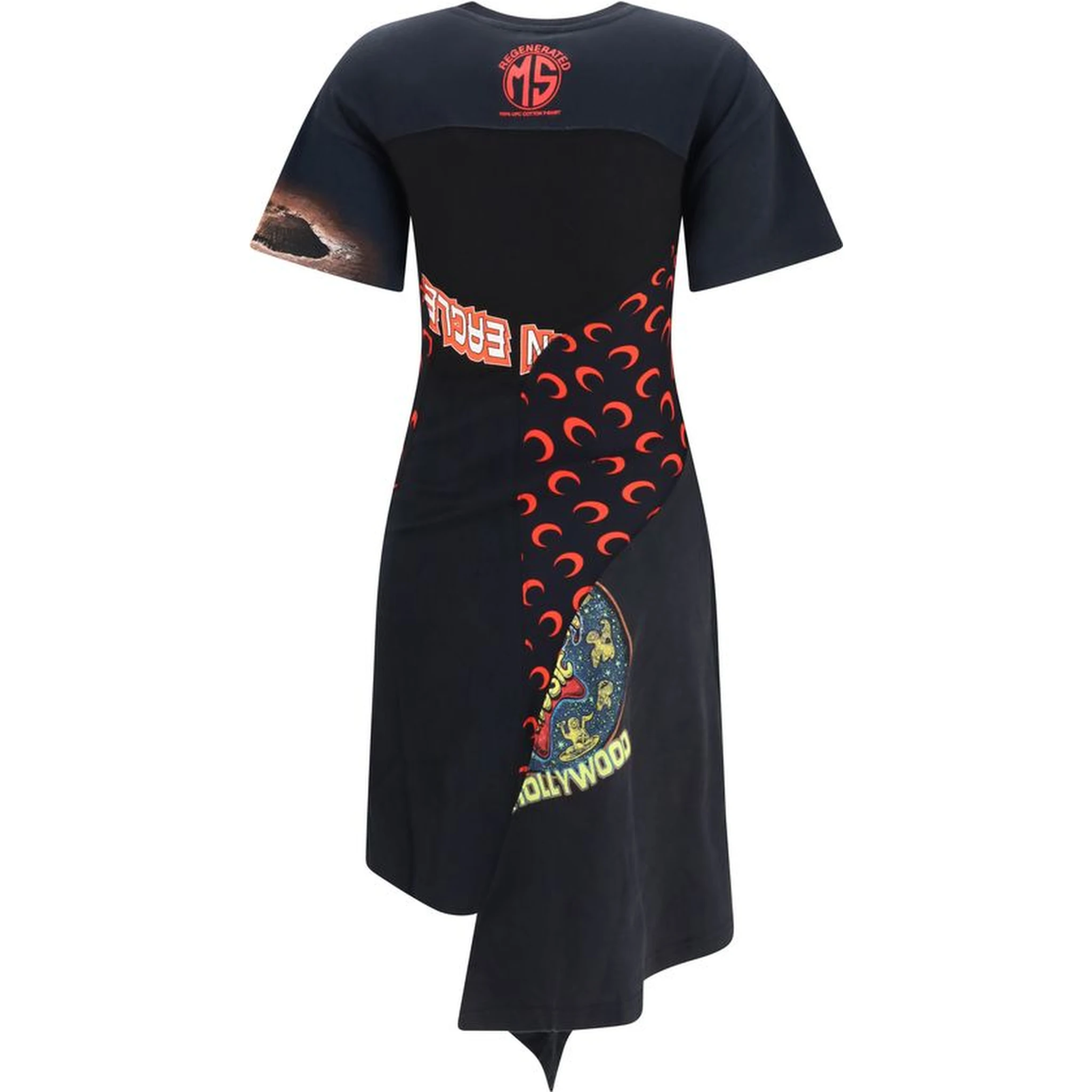 Black Cotton Casual Dress