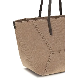 Beige Cotton Handbag