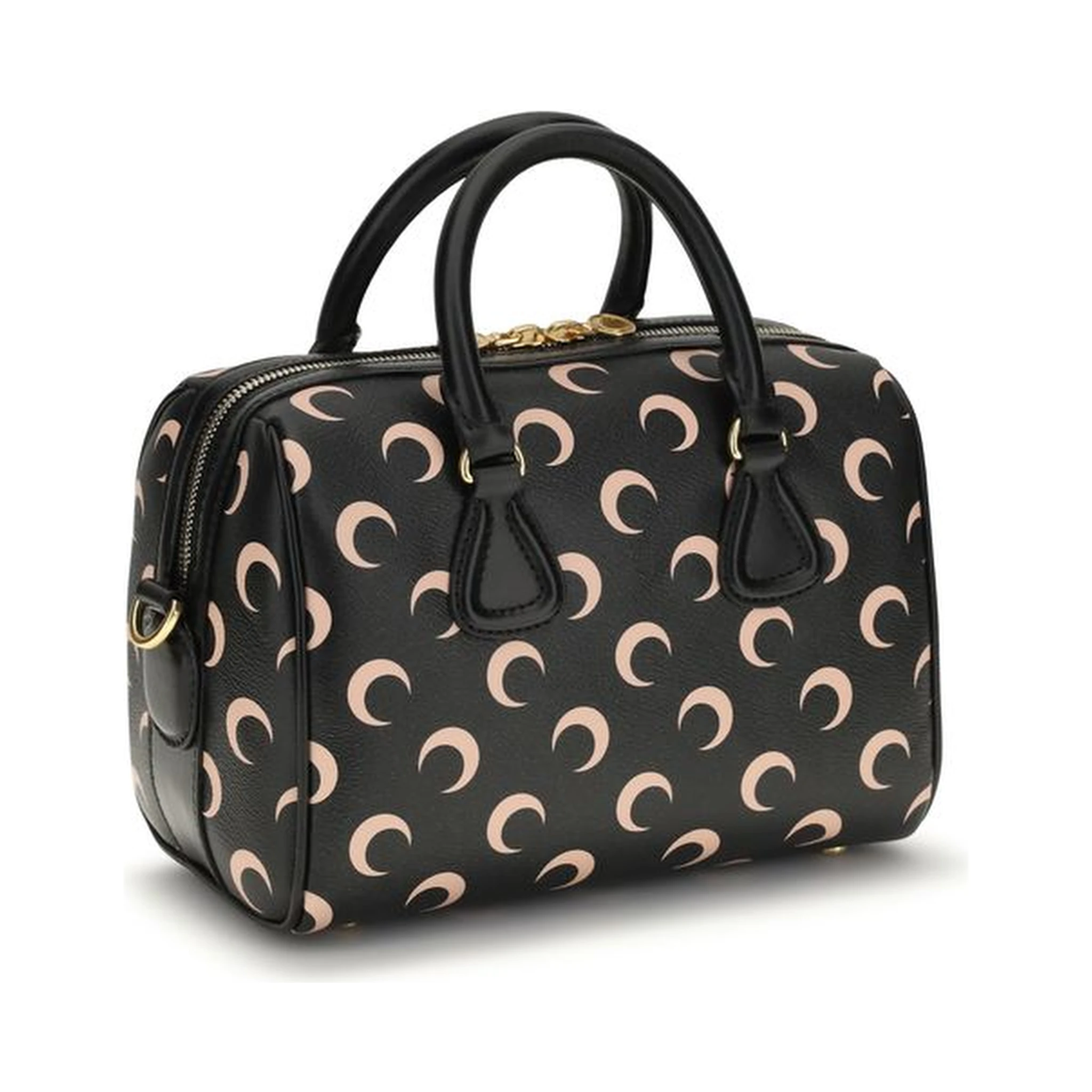 Black Polyethylene Shoulder Bag