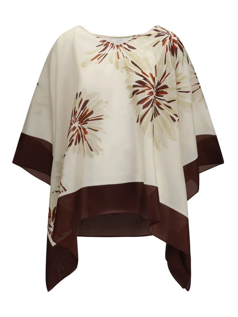 Multicolor Silk Blouse
