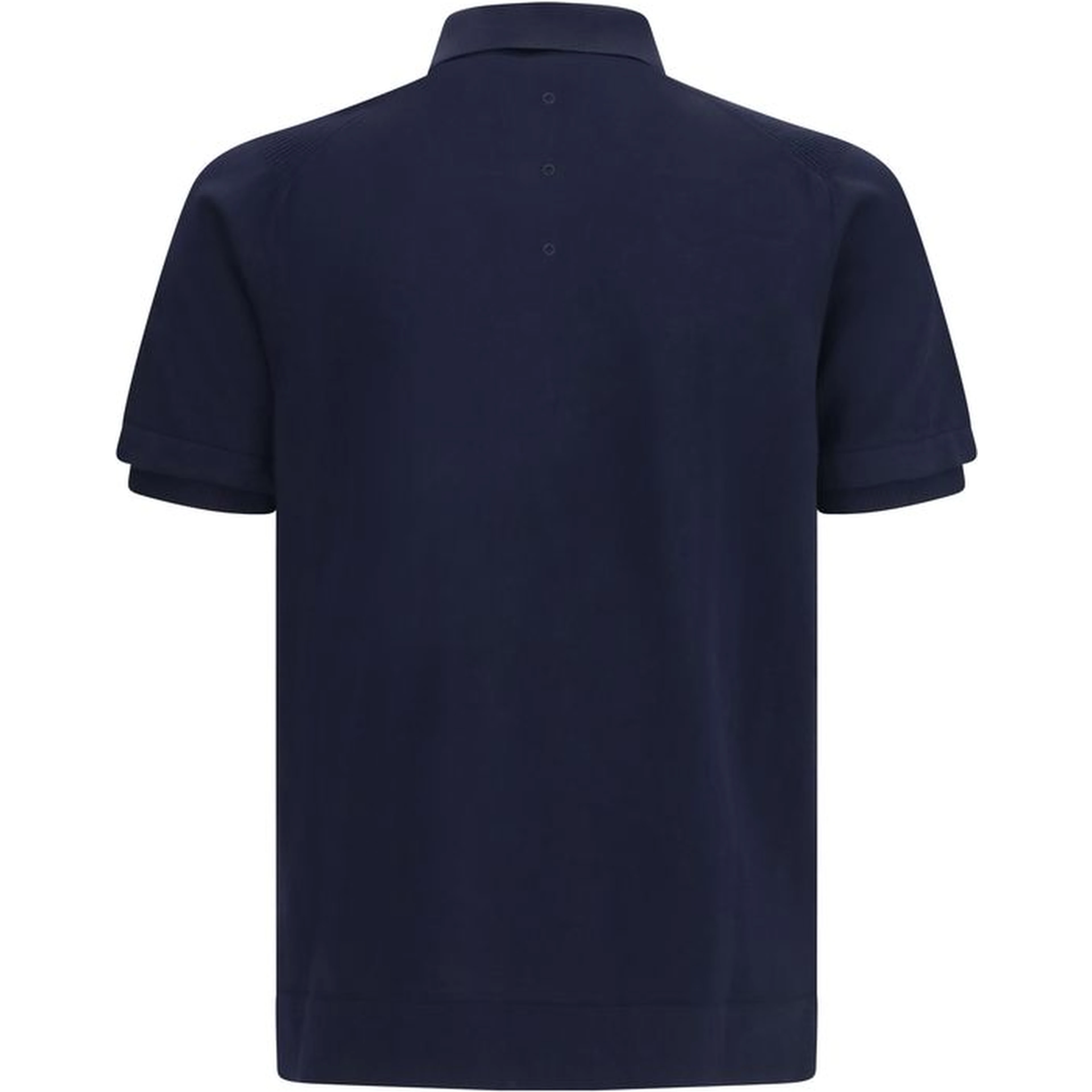 Blue Cotton Polo Shirt