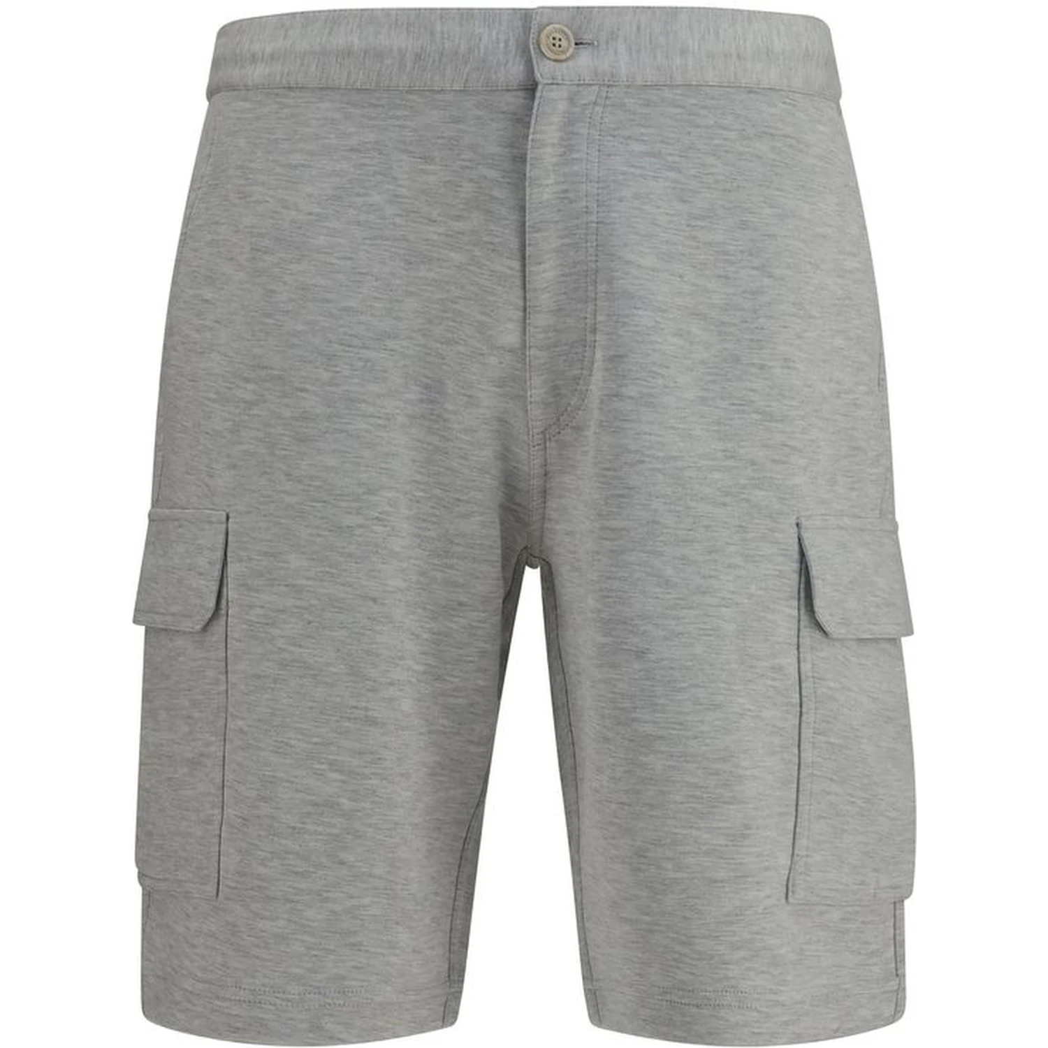 Gray Cotton Bermuda Shorts