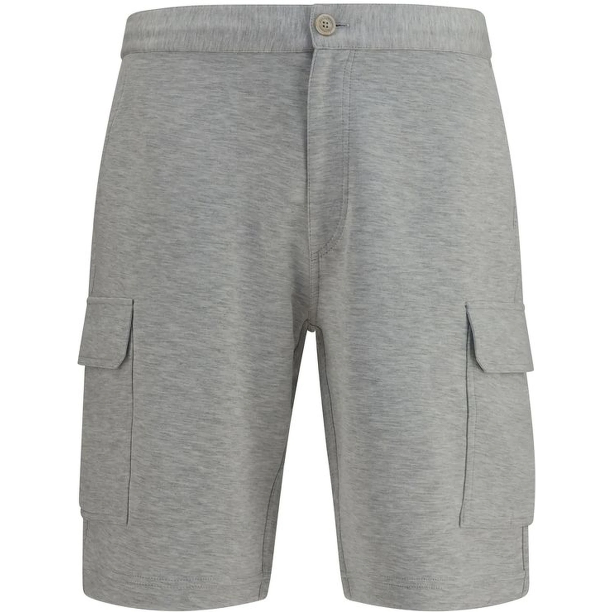 Gray Cotton Bermuda Shorts