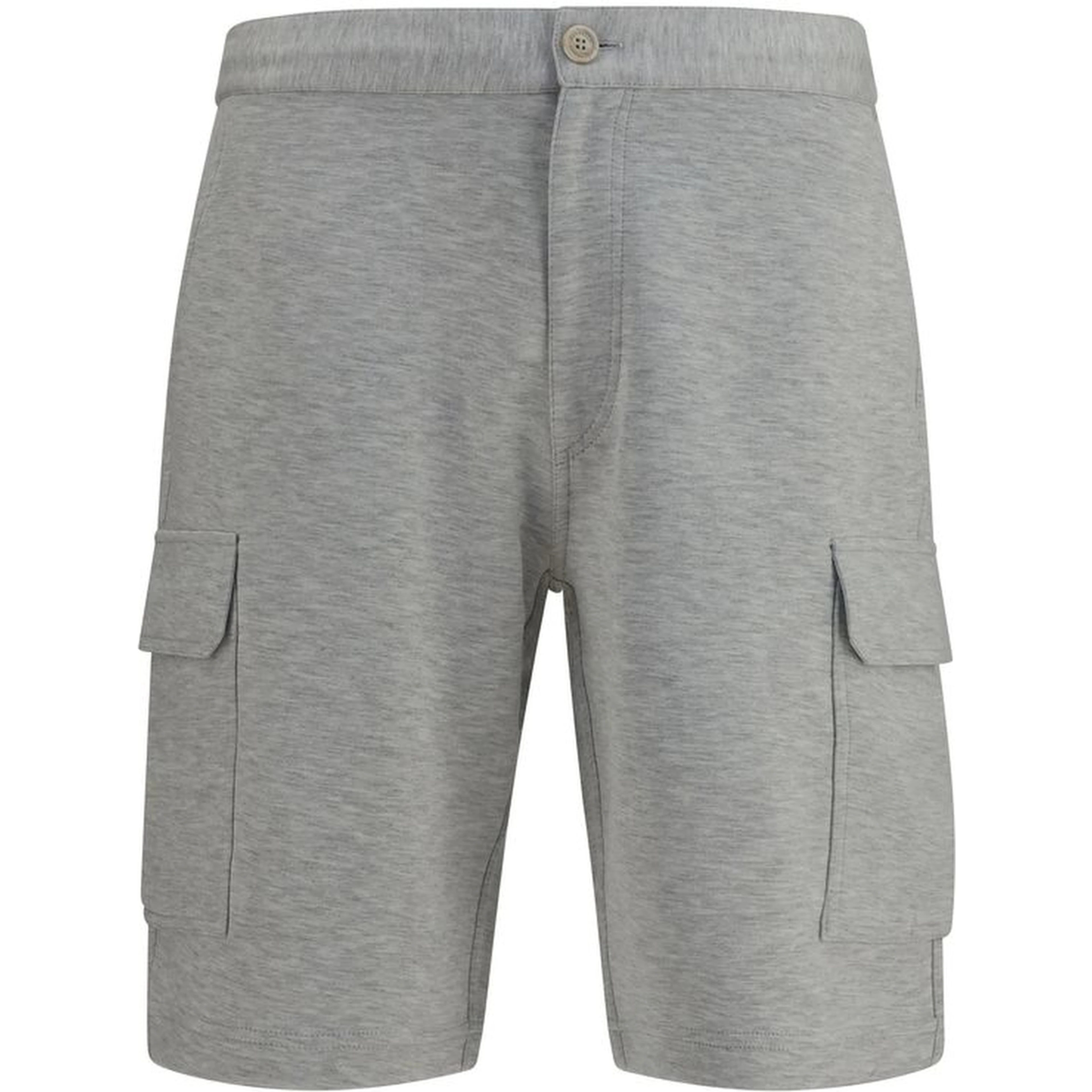 Gray Cotton Bermuda Shorts