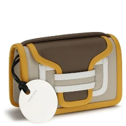 Orange Calf Leather Bos Taurus Shoulder Bag