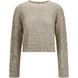 Beige Linen Sweatshirt