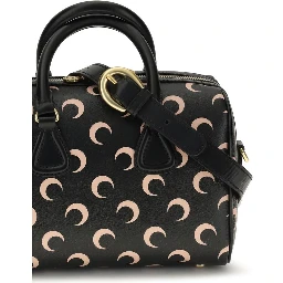 Black Polyethylene Shoulder Bag
