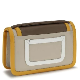 Orange Calf Leather Bos Taurus Shoulder Bag