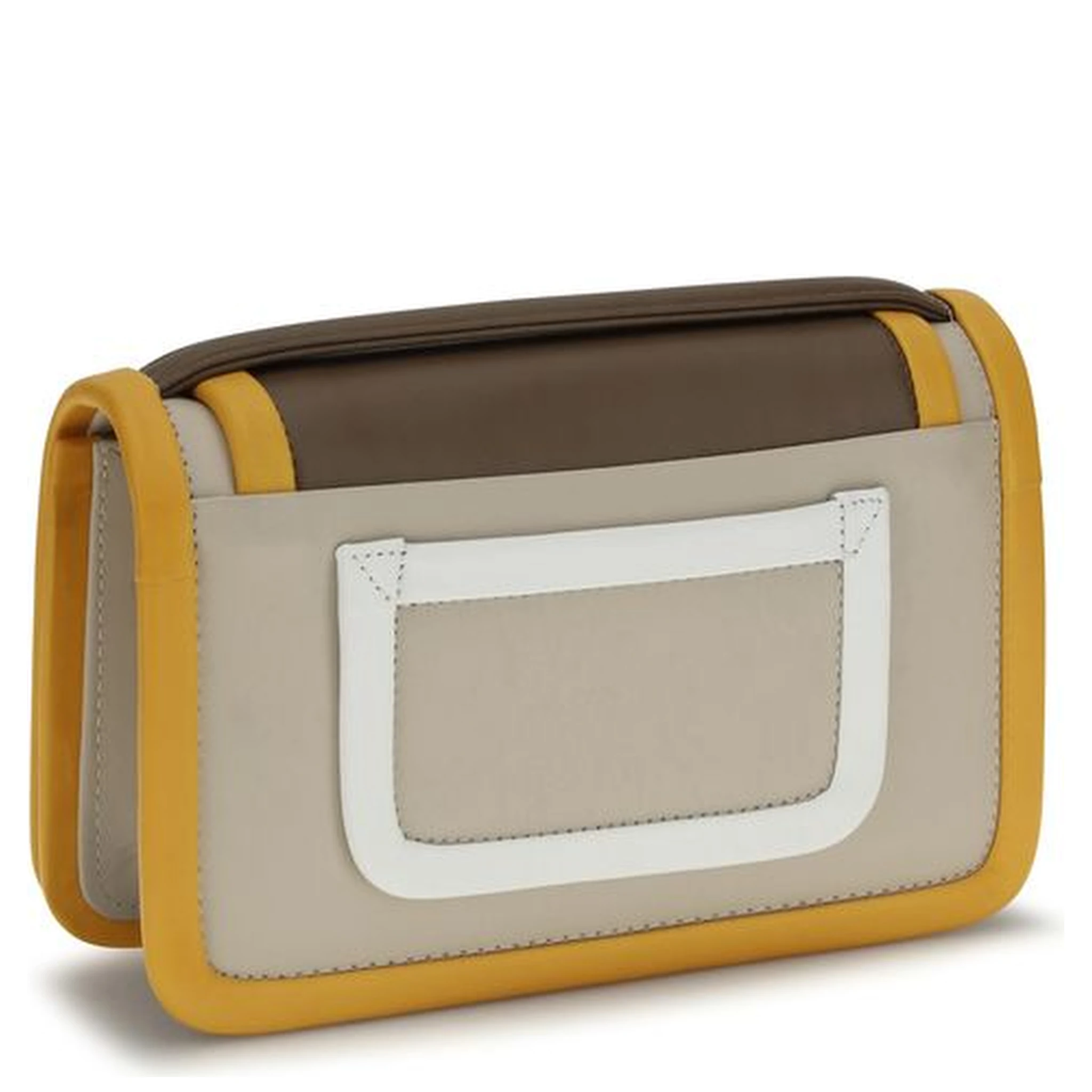 Orange Calf Leather Bos Taurus Shoulder Bag