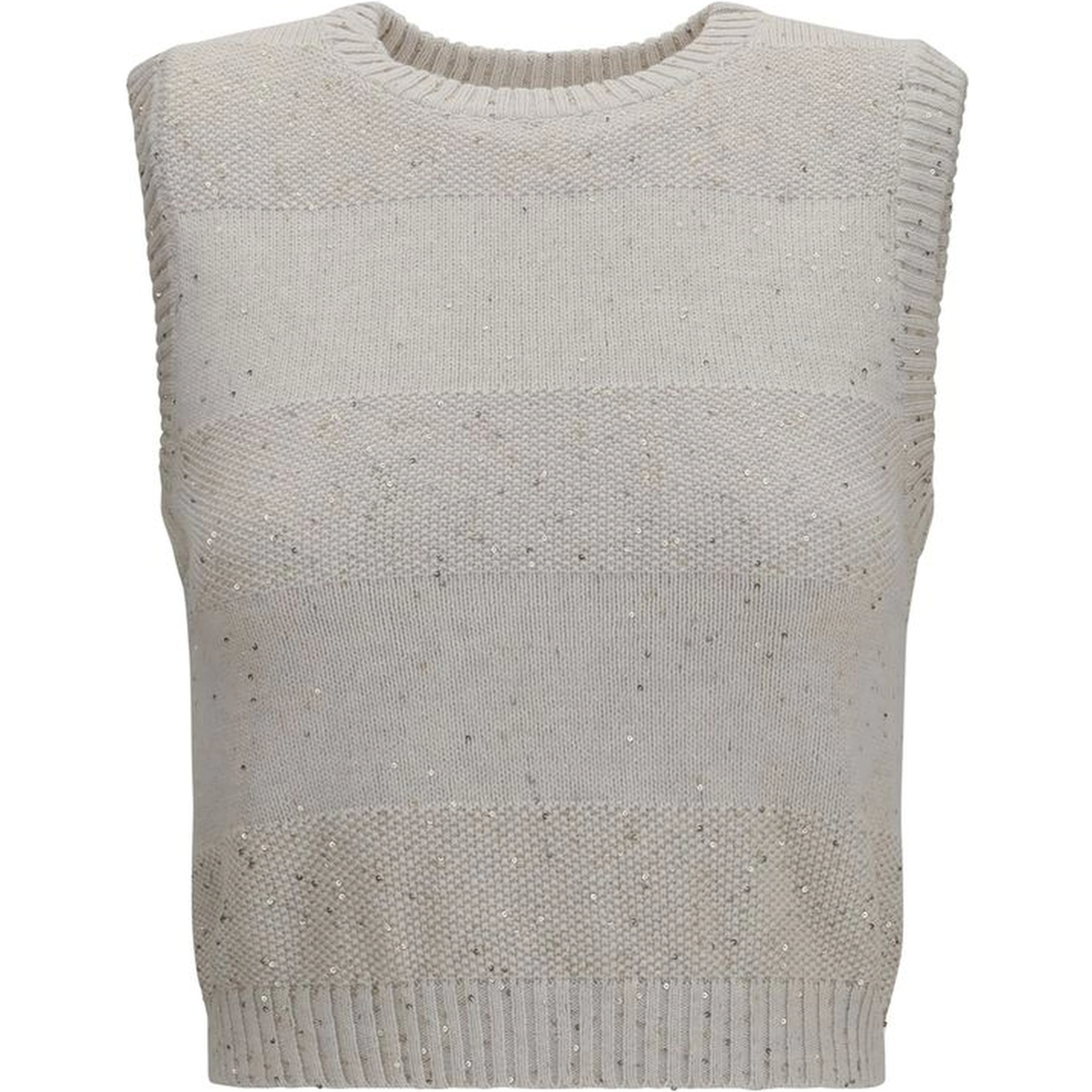 Beige Cotton Sweatshirt