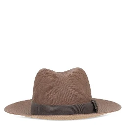 Brown Straw Fedora