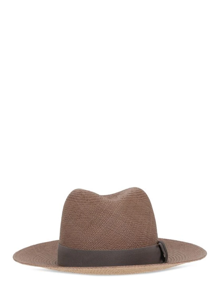 Brown Straw Fedora