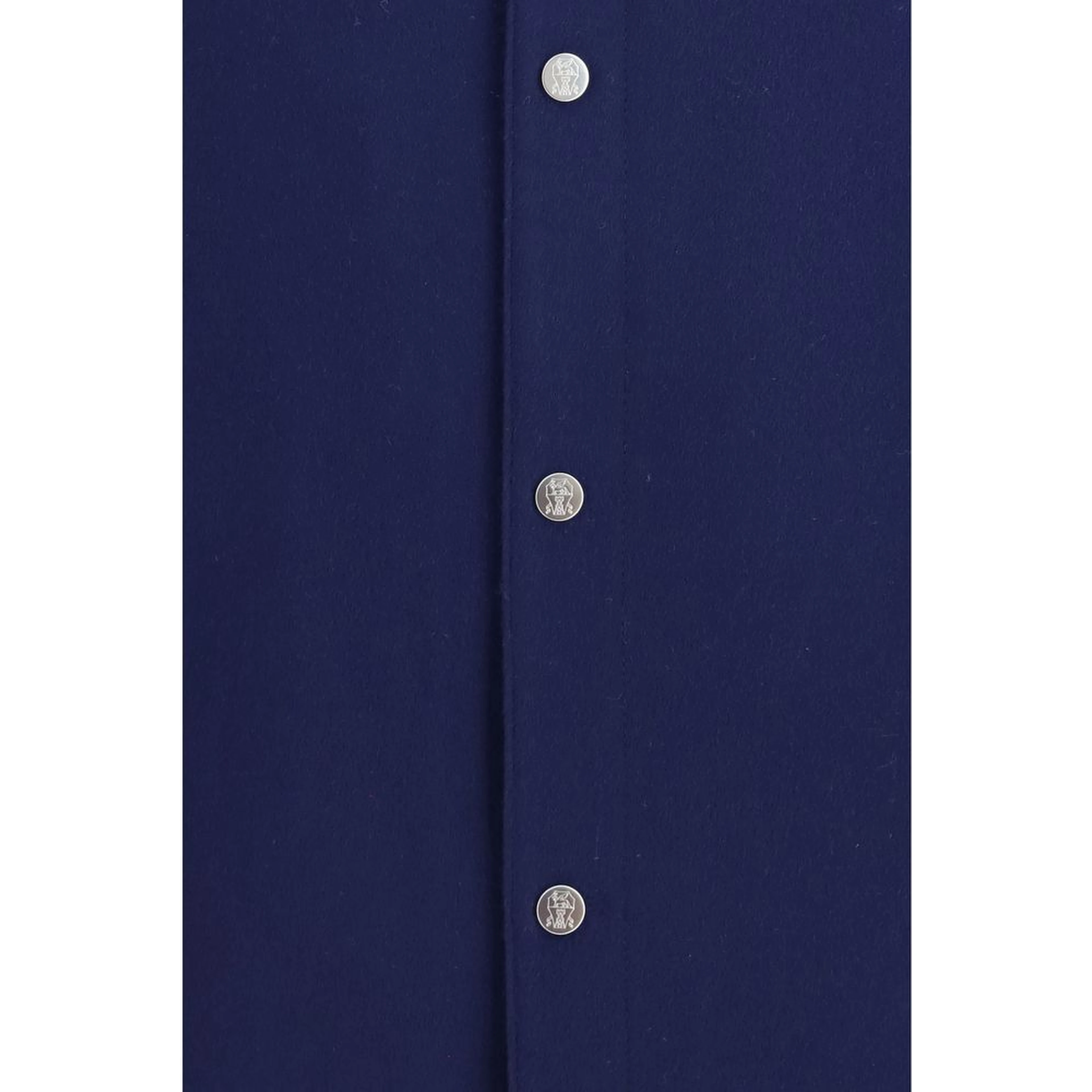 Blue Cashmere Full-Length Jacket