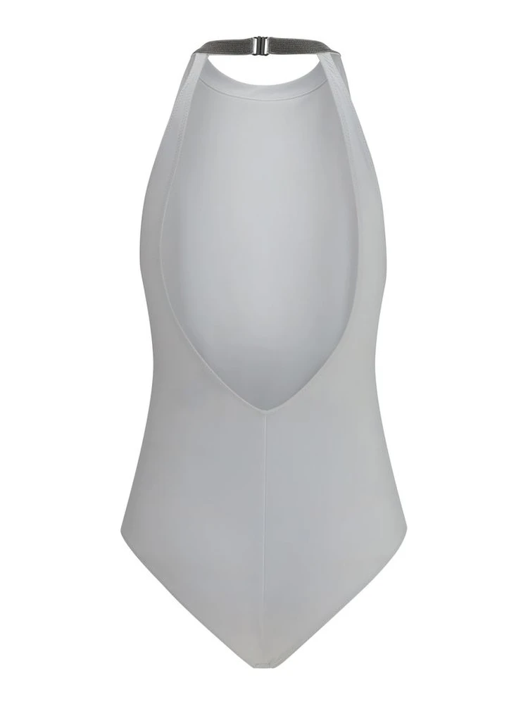 White Polyamide One-Piece Swimsuit alternative