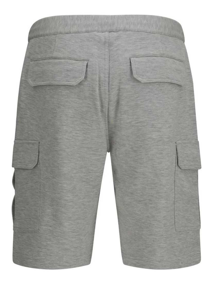 Gray Cotton Bermuda Shorts