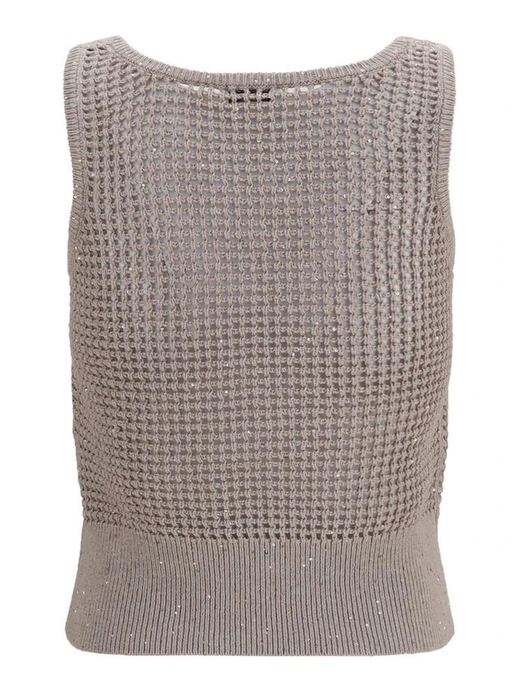 Beige Cotton Tank Tops alternative