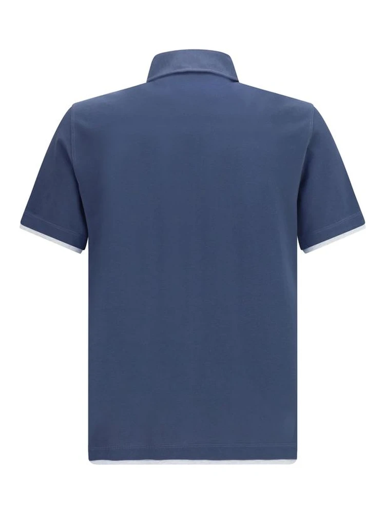 Blue Cotton Polo Shirt alternative