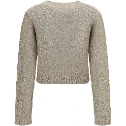 Beige Linen Sweatshirt